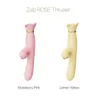 Пульсатор-вібратор із вакуумною стимуляцією клітора Zalo - ROSE Thruster Lemon Yellow photo 9