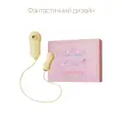 Набір 2в1 Zalo — UNICORN Yellow, віброяйце + вакуумний стимулятор photo 7