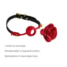 Розкішний кляп у вигляді троянди Zalo - Rose Ball Gag, подвійне використання photo 3