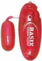 Виброяйцо BASIX JELLY EGG RED photo 1