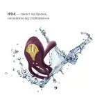 Смарт ерекційне кільце Zalo — BAYEK Velvet Purple, подвійне з ввідною частиною, пульт ДК photo 5