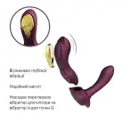 Смарт-вібратор у трусики Zalo - AYA Velvet Purple, насадка та пульт ДК photo 4