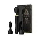 Вибромассажер с насадками Zalo — Kyro Wand Obsidian Black photo 8