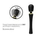 Вибромассажер с насадками Zalo — Kyro Wand Obsidian Black photo 3