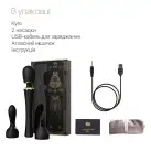 Вибромассажер с насадками Zalo — Kyro Wand Obsidian Black photo 7