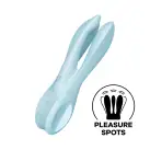 Кліторальний вібратор Satisfyer Threesome 1 Light Blue photo 1