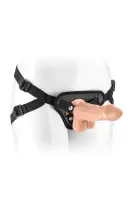 Жіночий страпон-трусики 2в1 Real Body — Mike: довжина 13 см, діам. 3,8 см, трусики та фалоімітатор photo 1