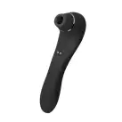 Вакуумний стимулятор з вібрацією Wooomy Smoooch Black Clitoral Suction & Vibration photo 1