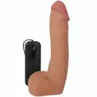 Вібратор CyberSkin Vibrating Cyber Cock with Balls, 18,42х4,3 см photo 4