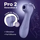 Вакуумний кліторальний стимулятор Satisfyer Pro 2 Generation 3 with Liquid Air Lilac photo 1