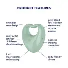 Вібратор на палець та ерекційне кільце 2в1 Satisfyer Perfect Pair 3 photo 6