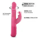 Вібратор-кролик Dorcel Baby Rabbit Magenta 2.0 з перлинним масажем і головкою, що обертається photo 3