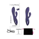 Вібратор-кролик Love To Love FUNKY BUNNY - MIDNIGHT INDIGO photo 5