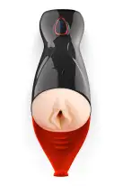 Преміум-вібромастурбатор Real Body - Real Sucking Pussy 2, всмоктування, звук, стимуляція промежини photo 2