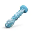 Скляний дилдо Gildo Ocean Wave, з силіконовою основою photo 4