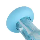 Скляний дилдо Gildo Ocean Wave, з силіконовою основою photo 6