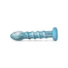 Скляний дилдо Gildo Ocean Wave, з силіконовою основою photo 2