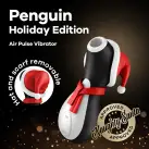 Вакуумний кліторальний стимулятор Satisfyer Penguin Holiday Edition, у шапочці та шарфі photo 7