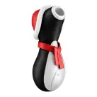 Вакуумний кліторальний стимулятор Satisfyer Penguin Holiday Edition, у шапочці та шарфі photo 1