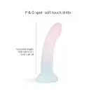 Дилдо с градиентом и блестками Love To Love Dildolls — Galactica, ультрамягкий photo 2