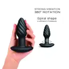 Анальна пробка з вібрацією та перлинним масажем Dorcel Spin Plug, макс. діам. 3,8 см, пульт ДК photo 2