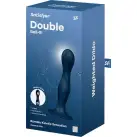 Дилдо Satisfyer Double Ball-R Dark Blue, унисекс, подвижные шарики внутри, на присоске photo 4