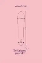 Вібратор з підігрівом FairyGasm WowGenie green, підігрів до 42 °C photo 3