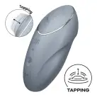 Вибратор Satisfyer Tap & Climax 1 Bluegrey photo 1