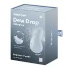 Вибратор для наружной стимуляции Satisfyer Dew Drop Blue, 2 мотора, 12 режимов, мягкий корпус photo 6
