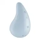 Вибратор для наружной стимуляции Satisfyer Dew Drop Blue, 2 мотора, 12 режимов, мягкий корпус photo 3
