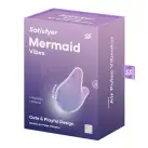 Вакуумний кліторальний стимулятор Satisfyer Mermaid Vibes Violet/Pink, 2 мотори photo 5