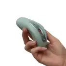 Накладний вібратор Fun Factory LAYA III sage green, ефект постукування пальцем photo 9