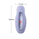 Накладний вібратор Fun Factory LAYA III soft violet, ефект постукування пальцем photo 2