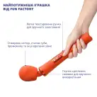 Вібромасажер Fun Factory VIM Vibrating Wand sunrise orange, суперпотужний та легкий, до 6 годин робо photo 4