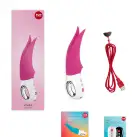 Вібратор для клітора Fun Factory VOLTA blackberry, гнучкий подвійний кінчик photo 7