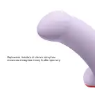 Фалоімітатор Fun Factory AMOR, бузковий, довжина 14,6 см, діаметр 3,7 см, вигнутий photo 4