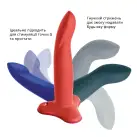 Фалоімітатор Fun Factory LIMBA FLEX S, синій, гнучкий, з ефектом пам’яті, підходить для точки G photo 6