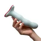 Фаллоимитатор Fun Factory BOUNCER, светло-зеленый, шарики внутри, эффект вибрации, диаметр 3,9 см photo 6