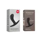 Анальна пробка Fun Factory BOOTIE S, чорна, діаметр 2,8 см, тонкий обмежувач photo 5