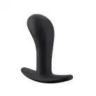 Анальна пробка Fun Factory BOOTIE S, чорна, діаметр 2,8 см, тонкий обмежувач photo 3