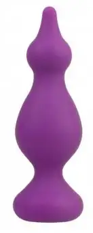 Анальна пробка Adrien Lastic Amuse Medium Purple (M) з двома переходами, макс. діаметр 3,6 см photo 1