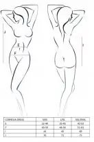 Вечернее эротическое платье Passion Erotic Line CORNELIA DRESS, черный, L/XL photo 2