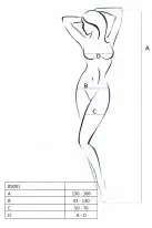 Боди комбинезон Passion BS004, черный photo 3