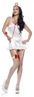 Костюм медсестры NURSE WHITE RED photo 1