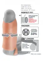 Насадка для збільшення члена Fantasy X-tensions Real Feel Enhancer photo 2