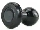 Анальная пробка ROUND BUTTPLUG SMALL BLACK photo 4