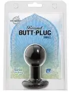 Анальная пробка ROUND BUTTPLUG SMALL BLACK photo 5
