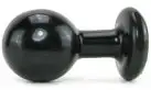 Анальная пробка ROUND BUTTPLUG MEDIUM BLACK photo 2