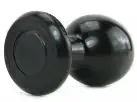 Анальная пробка ROUND BUTTPLUG MEDIUM BLACK photo 4