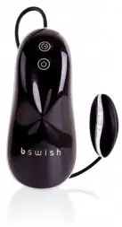 Виброяйцо BNAUGTHY DE LUXE BLACK-SILVER photo 1